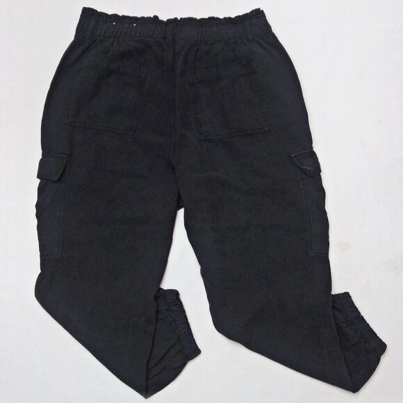 AMERICAN EAGLE AE Lyocell Paper Bag Waist Cargo Jogger Pants AEO Gray 16 Short - Picture 6 of 12